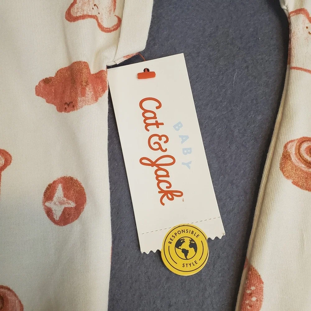 Unisex Baby Printed Pastry Romper Lot Of 2,‎ Size 3/6 Mo. Short Sleeve - NWT